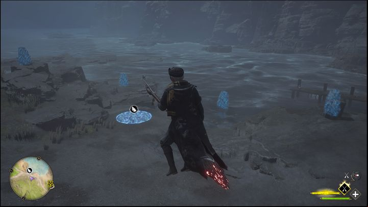 The task is to destroy five stone structures with a powerful spell, such as Bombard or Confringo - Hogwarts Legacy: Poidsear Coast - all Merlin Trials - Merlins Trials - Hogwarts Legacy Guide