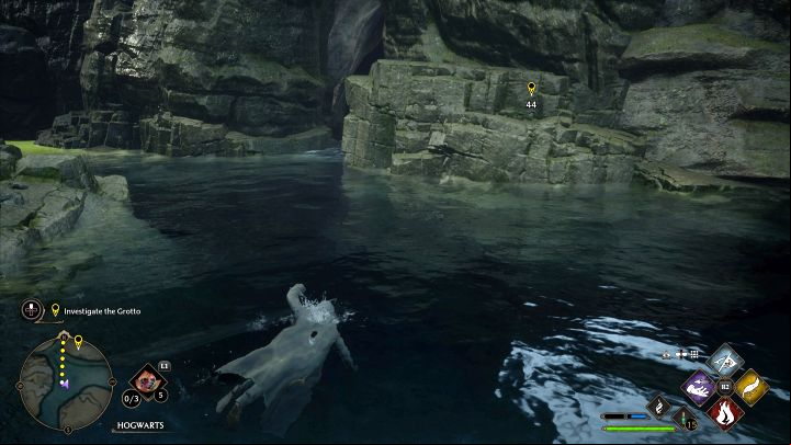 Hogwarts Legacy allows you to swim without limits - this happens as soon as you jump into the water and your character doesn't need to learn to swim - Hogwarts Legacy: Can you swim and dive in the game? - Combat and exploration - Hogwarts Legacy Guide