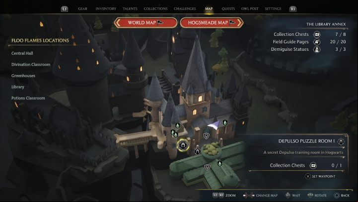 Part of the Castle: The Library Annex - Hogwarts Legacy: Collection Chests - Hogwarts (part 2) - Hogwarts - Hogwarts Legacy Guide