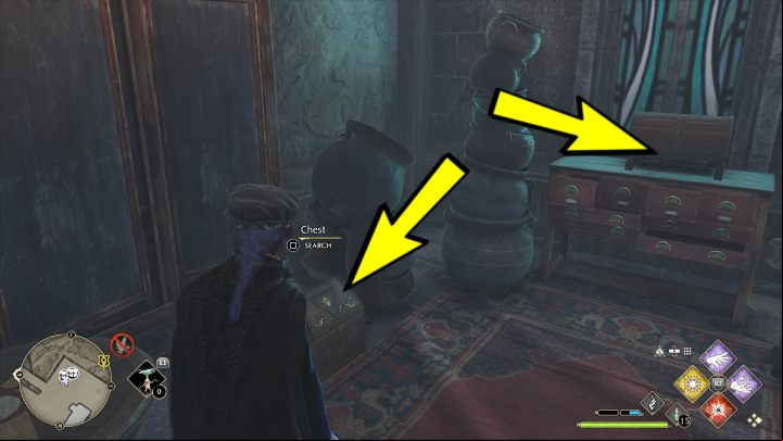 36 - Hogwarts Legacy: Collection Chests - Hogwarts (part 2) - Hogwarts - Hogwarts Legacy Guide