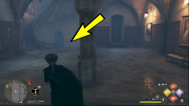 Part of the castle: The South Wing - Hogwarts Legacy: Collection Chests - Hogwarts (part 2) - Hogwarts - Hogwarts Legacy Guide