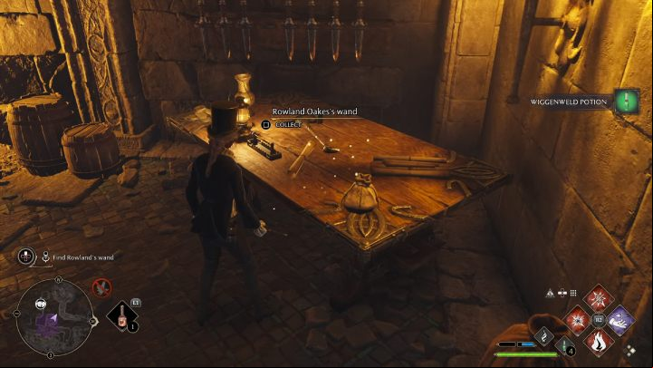 Go to the small room on the right - Hogwarts Legacy: The Tale of Rowland Oakes - Hogwarts - Hogwarts Legacy Guide