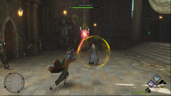 Choose a partner and start the battle - Hogwarts Legacy: Crossed Wands - walkthrough - Hogwarts - Hogwarts Legacy Guide