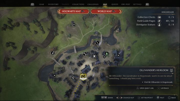 The quest will unlock after completing the Trials of Merlin - Hogwarts Legacy: Ollivanders Heirloom - Main quests - Hogwarts Legacy Guide
