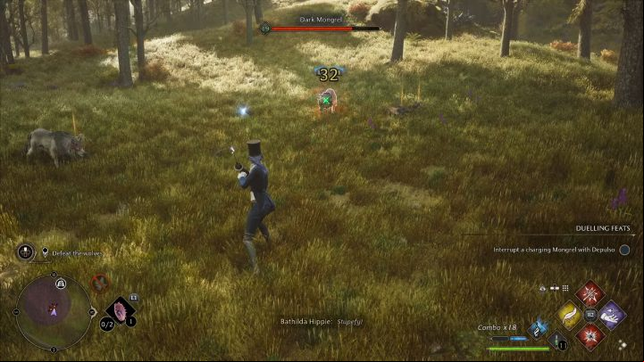 Run after Natty and follow the footprints on the ground - Hogwarts Legacy: The Lost Child - Relationship quests - Natty - Hogwarts Legacy Guide