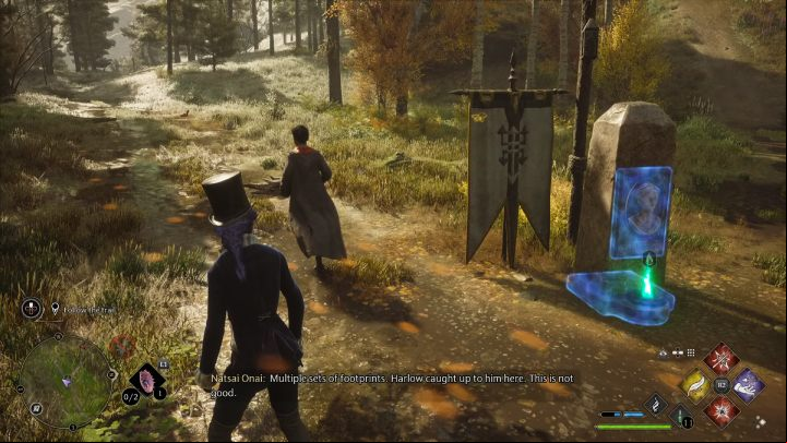 When you reach West Hogwarts Valley, cast Revelio - Hogwarts Legacy: The Lost Child - Relationship quests - Natty - Hogwarts Legacy Guide