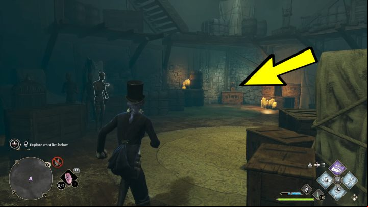 Use the door, follow the corridor and enter the next room - Hogwarts Legacy: Minding Your Own Business - Hogsmeade - Hogwarts Legacy Guide