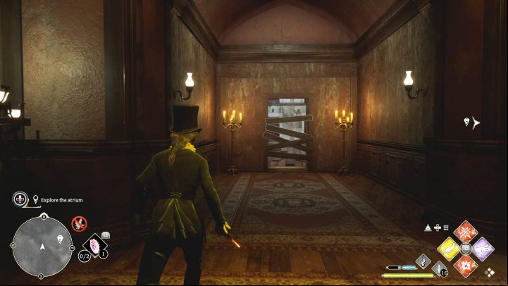 Time to move to the other side of the atrium - Hogwarts Legacy: Minding Your Own Business - Hogsmeade - Hogwarts Legacy Guide