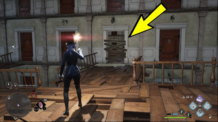 Turn left and jump to the planks - Hogwarts Legacy: Minding Your Own Business - Hogsmeade - Hogwarts Legacy Guide