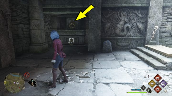 Pull 2 levers with Accio and pick up the final bit - Hogwarts Legacy: Ancient Magic Hotspots Part 1 - Highlands - Hogwarts Legacy Guide