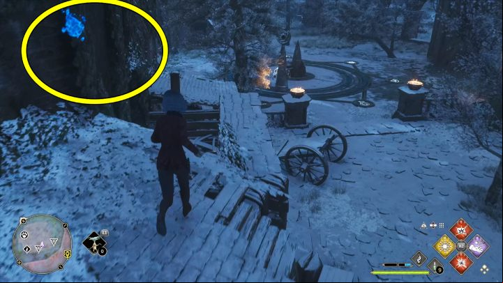 The last object is in the building - Hogwarts Legacy: Ancient Magic Hotspots Part 1 - Highlands - Hogwarts Legacy Guide