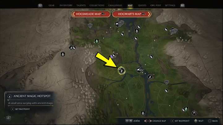 Region: Hogwarts Valley - Hogwarts Legacy: Ancient Magic Hotspots Part 1 - Highlands - Hogwarts Legacy Guide