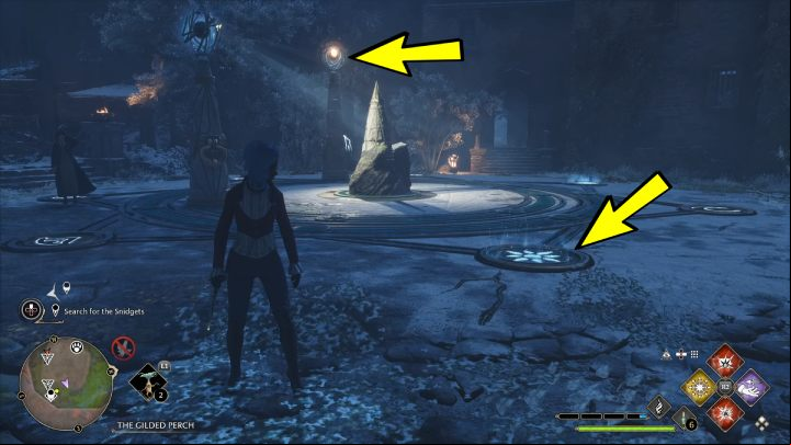 Place the stone with the yellow light so that its beam falls on the sun symbol - Hogwarts Legacy: A Bird in the Hand - Relationship quests - Poppy - Hogwarts Legacy Guide