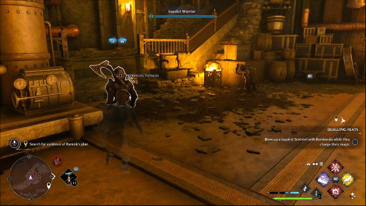 Defeat some of Ranrok's loyalists and use the Disillusionment spell to get through the next eye door - Hogwarts Legacy: Its all Gobbledegook - Main quests - Hogwarts Legacy Guide