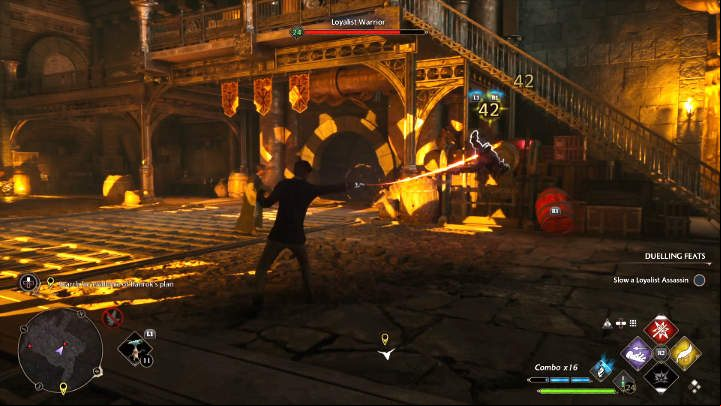 When you reach a larger room, you'll have to fight some Ranrok loyalists - Hogwarts Legacy: Its all Gobbledegook - Main quests - Hogwarts Legacy Guide