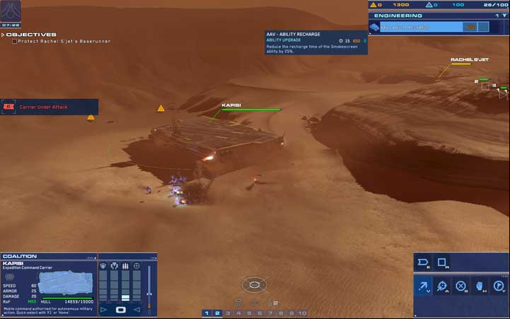 to make new technological discoveries... choose with consideration, though. - Mission 3 - Cape Wrath - Campaign mode walkthrough - Homeworld: Deserts of Kharak Game Guide