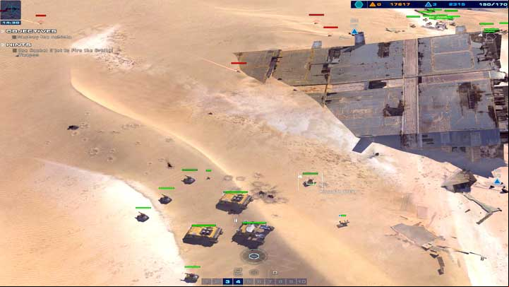 The enemy will use numerous planes. Upgrade your AA units - Mission 13 - Khar-Toba Site - Campaign mode walkthrough - Homeworld: Deserts of Kharak Game Guide