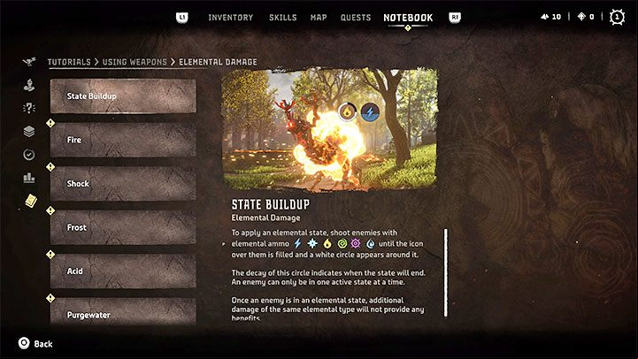 How to unlock: Inflicted every elemental state on an enemy at least once - Horizon Forbidden West: Trophies - list, trophy guide - Appendix - Horizon Forbidden West Guide