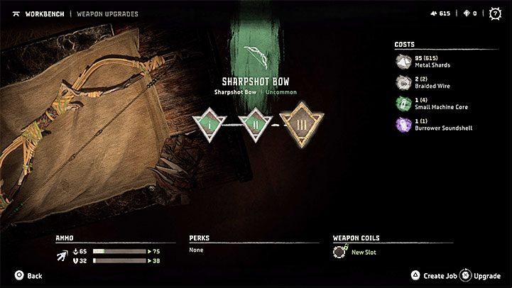 How to unlock: Fully upgraded 3 weapons - Horizon Forbidden West: Trophies - list, trophy guide - Appendix - Horizon Forbidden West Guide