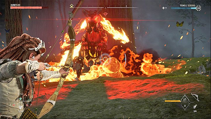 The entrance to Elm Station is located north of your current position, with enemy machines standing in your way - Horizon Forbidden West: Seeds of the Past - walkthrough - Main Storyline - Horizon Forbidden West Guide