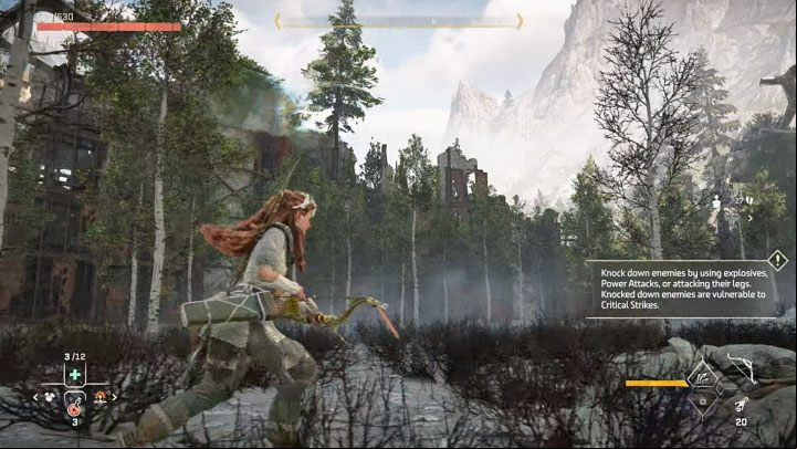 Another unique aspect of this fight is that the Dreadwing can use camouflage - Horizon Forbidden West: Dreadwing - boss, how do you defeat the mechanical bat? - Bosses - Horizon Forbidden West Guide