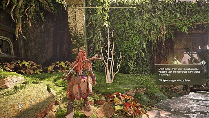 During your travel you'll see the remains of a destroyed machine you must examine in detail - Horizon Forbidden West: Reach for the Stars - walkthrough - Main Storyline - Horizon Forbidden West Guide