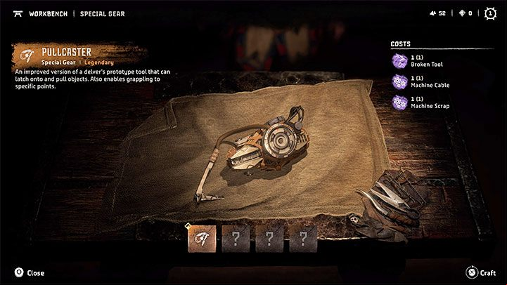 There's a workbench in the camp - approach it and interact with it - Horizon Forbidden West: Reach for the Stars - walkthrough - Main Storyline - Horizon Forbidden West Guide