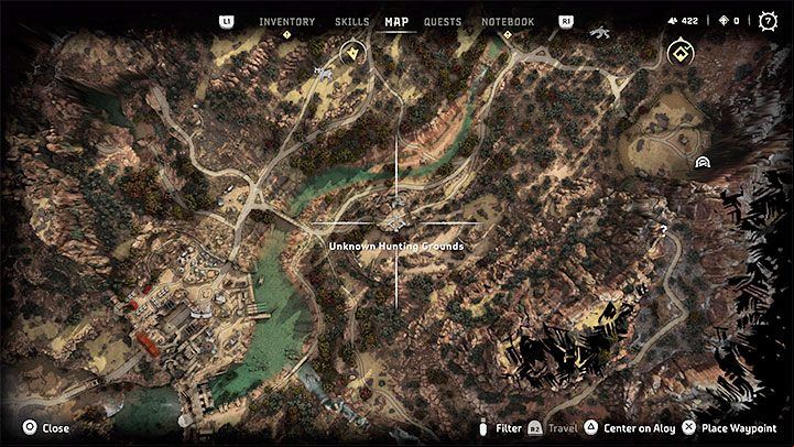 The recommended level for this activity is 5 - Horizon Forbidden West: Hunting Grounds: The Daunt - walkthrough - Hunting grounds - Horizon Forbidden West Guide