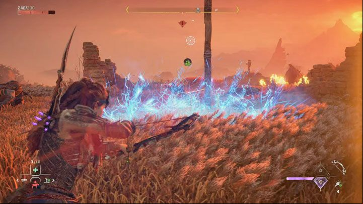 Grudda can also cause shock waves - Horizon Forbidden West: Grudda - boss, how to beat? - Bosses - Horizon Forbidden West Guide