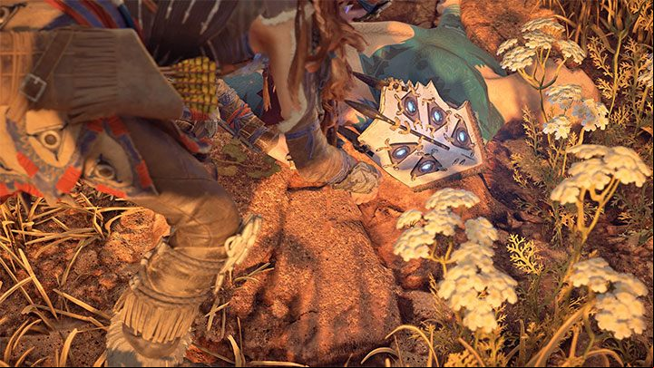 Reducing Grudda's red health bar to zero results in beating him and winning the battle - Horizon Forbidden West: Grudda - boss, how to beat? - Bosses - Horizon Forbidden West Guide
