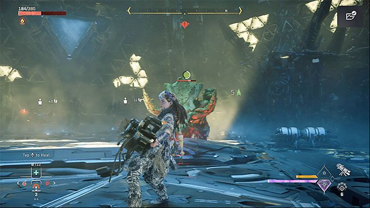 Reading the Grimhorn's entry will tell you of the boss' weak spots - Horizon Forbidden West: The Dying Lands - walkthrough - Main Storyline - Horizon Forbidden West Guide