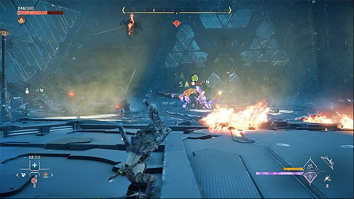 Smaller machines will the fray, but you should try to save them for later - Horizon Forbidden West: The Dying Lands - walkthrough - Main Storyline - Horizon Forbidden West Guide