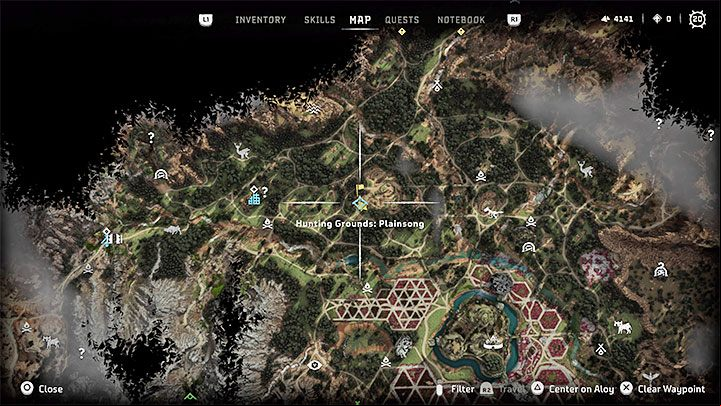 This activity's recommended level is 10 - Horizon Forbidden West: Hunting Grounds: Plainsong - Hunting Trials - Hunting grounds - Horizon Forbidden West Guide
