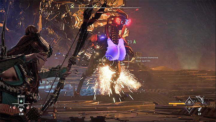 In the west chamber, you'll be forced to battle some weak opponents, including the Leaplasher and Longleg machines - Horizon Forbidden West: GEMINI - walkthrough - Main Storyline - Horizon Forbidden West Guide