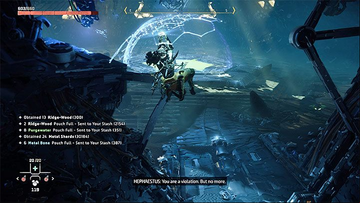 You need to return to the cauldron's large central room, which you ed earlier - Horizon Forbidden West: GEMINI - walkthrough - Main Storyline - Horizon Forbidden West Guide