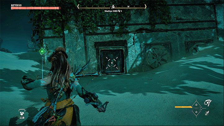After winning the battle, collect the loot and resume searching the ruins - Horizon Forbidden West: Forbidden Legacy - Alvas quest, walkthrough - Tasks of companions - Horizon Forbidden West Guide