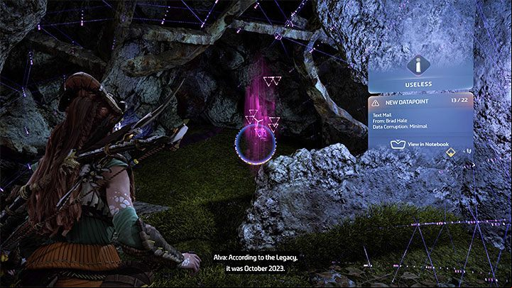Shortly after you start exploring the skyscraper, you will come across a locked door - Horizon Forbidden West: Forbidden Legacy - Alvas quest, walkthrough - Tasks of companions - Horizon Forbidden West Guide
