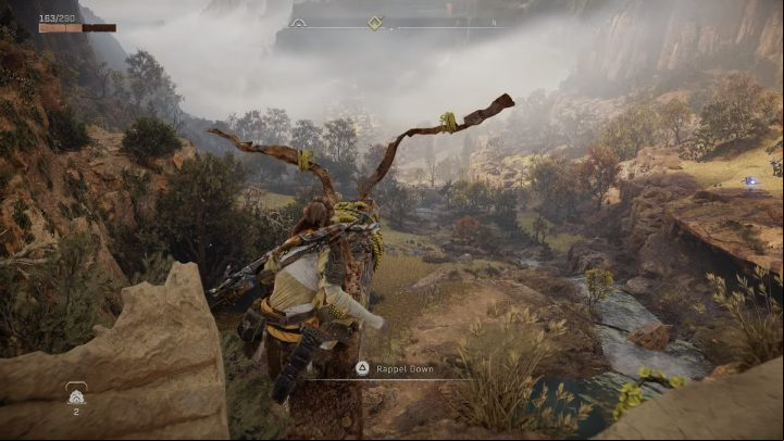 Use the exit point to quickly return to the bottom - Horizon Forbidden West: Shadow from the Past - walkthrough - Side quests - Horizon Forbidden West Guide