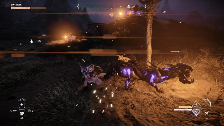 When you reach the survivor, Burrowers will attack you - Horizon Forbidden West: Thirst for the Hunt - walkthrough - Side quests - Horizon Forbidden West Guide