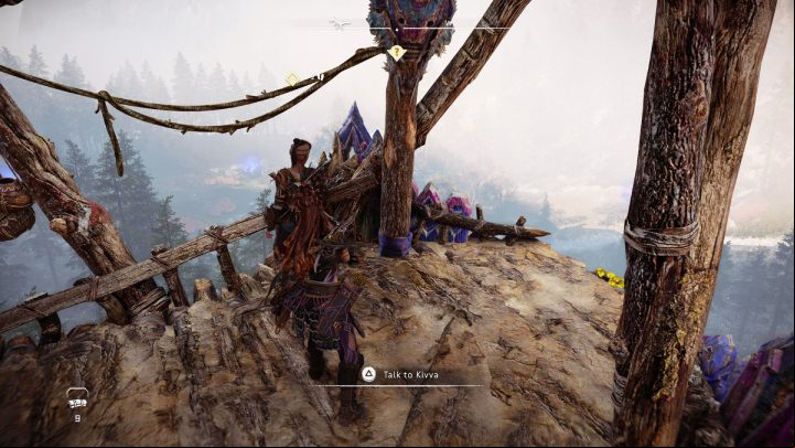 When you reach the designated location, talk to Kivva - Horizon Forbidden West: Call and Response - walkthrough - Errands - Horizon Forbidden West Guide