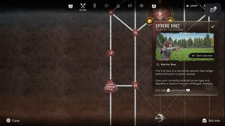 Type: Weapon Technique - Warrior Bow - Horizon Forbidden West: Warrior - best skills - Best Skills - Horizon Forbidden West Guide