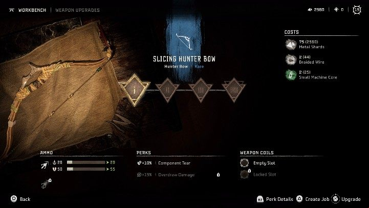 You can upgrade weapons and armor in Horizon Forbidden West by interacting with workbenches - Horizon Forbidden West: Crafting and upgrading equipment - Basics - Horizon Forbidden West Guide