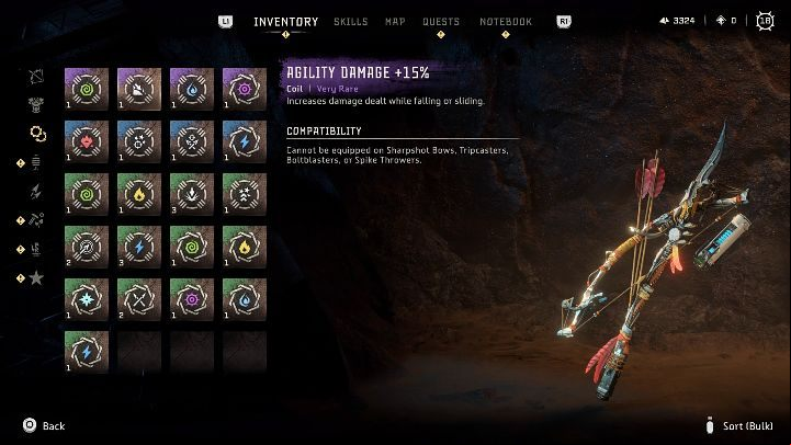 In Horizon Forbidden West, Coils and Weaves are used to modify equipment - Horizon Forbidden West: Crafting and upgrading equipment - Basics - Horizon Forbidden West Guide