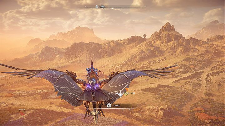 Your task is to land on top of the Tallneck that you couldn't previously dominate because there was no way to climb it - Horizon Forbidden West: The Wings of the Ten - walkthrough - Main Storyline - Horizon Forbidden West Guide
