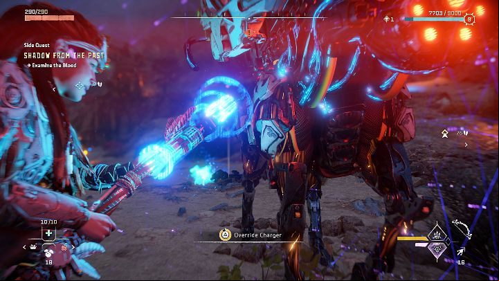 In order to override a mount in Horizon Forbidden West, you need to sneak up on it unnoticed and then press and hold triangle - Horizon Forbidden West: Mounts - Basics - Horizon Forbidden West Guide