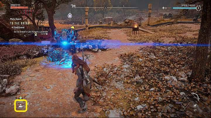 You can summon a previously overridden mount at any time using the function marked in the screenshot above - Horizon Forbidden West: Mounts - Basics - Horizon Forbidden West Guide