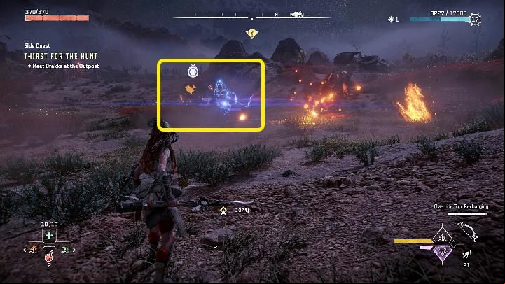 Some machines in Horizon Forbidden West can only be overridden in order to aid your character in combat - Horizon Forbidden West: Mounts - Basics - Horizon Forbidden West Guide
