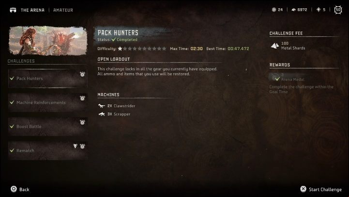 Taking part in Arena fights is required to get the Completed Arena Challenge Set achievement - Horizon Forbidden West: The Arena - location, how to unlock? - Secrets & Collectibles - Horizon Forbidden West Guide