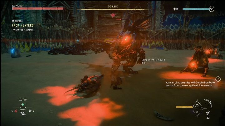 You can use different types of weapons in the Arena - Horizon Forbidden West: The Arena - location, how to unlock? - Secrets & Collectibles - Horizon Forbidden West Guide