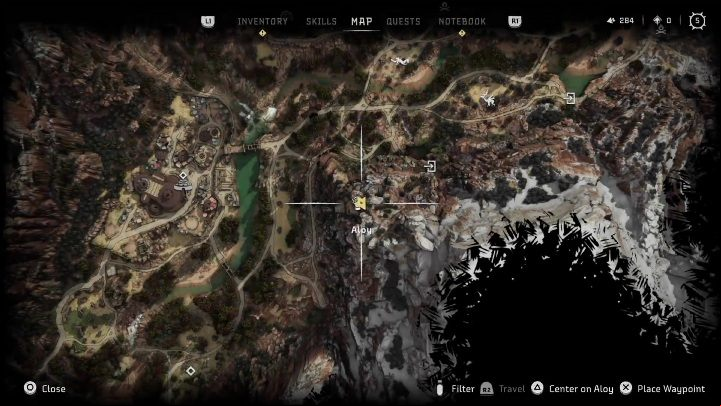 The Lens of midday is located near Chainscrape - Horizon Forbidden West: Lenses - list - Lenses - Horizon Forbidden West Guide